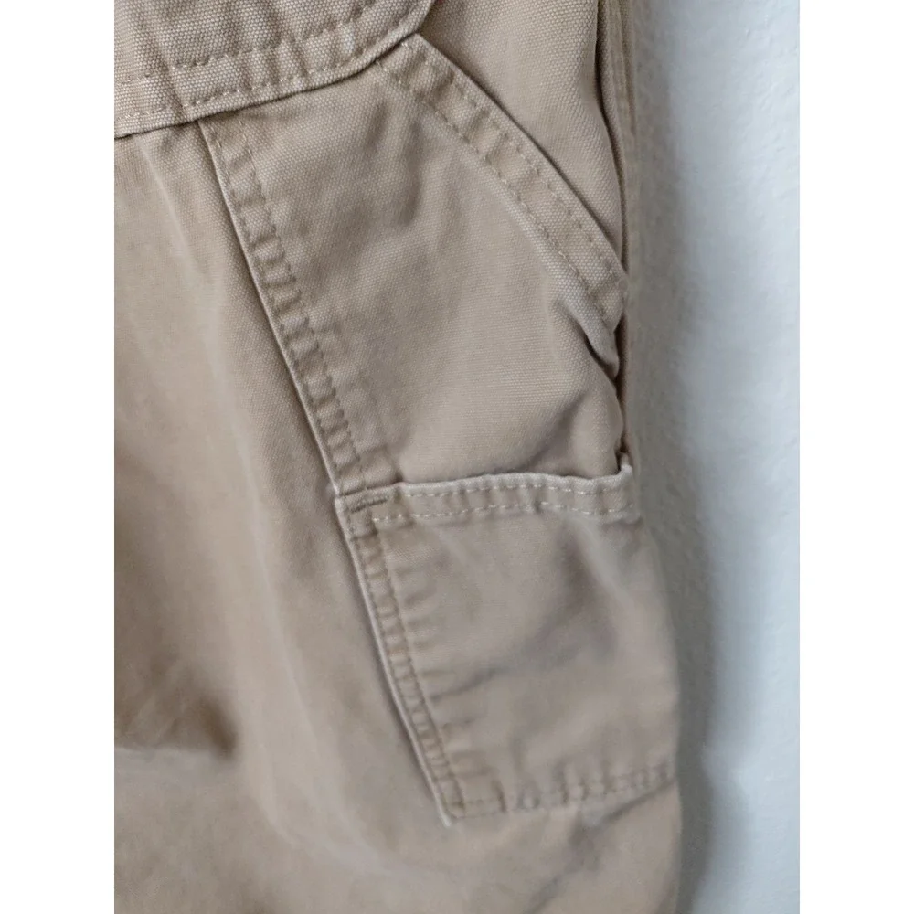 Wrangler Authentic Issue Mens 34x30 Carpenter Brown Jeans Pants 94LSWAO Canvas